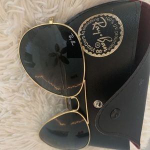 Gold Ray Ban Aviators